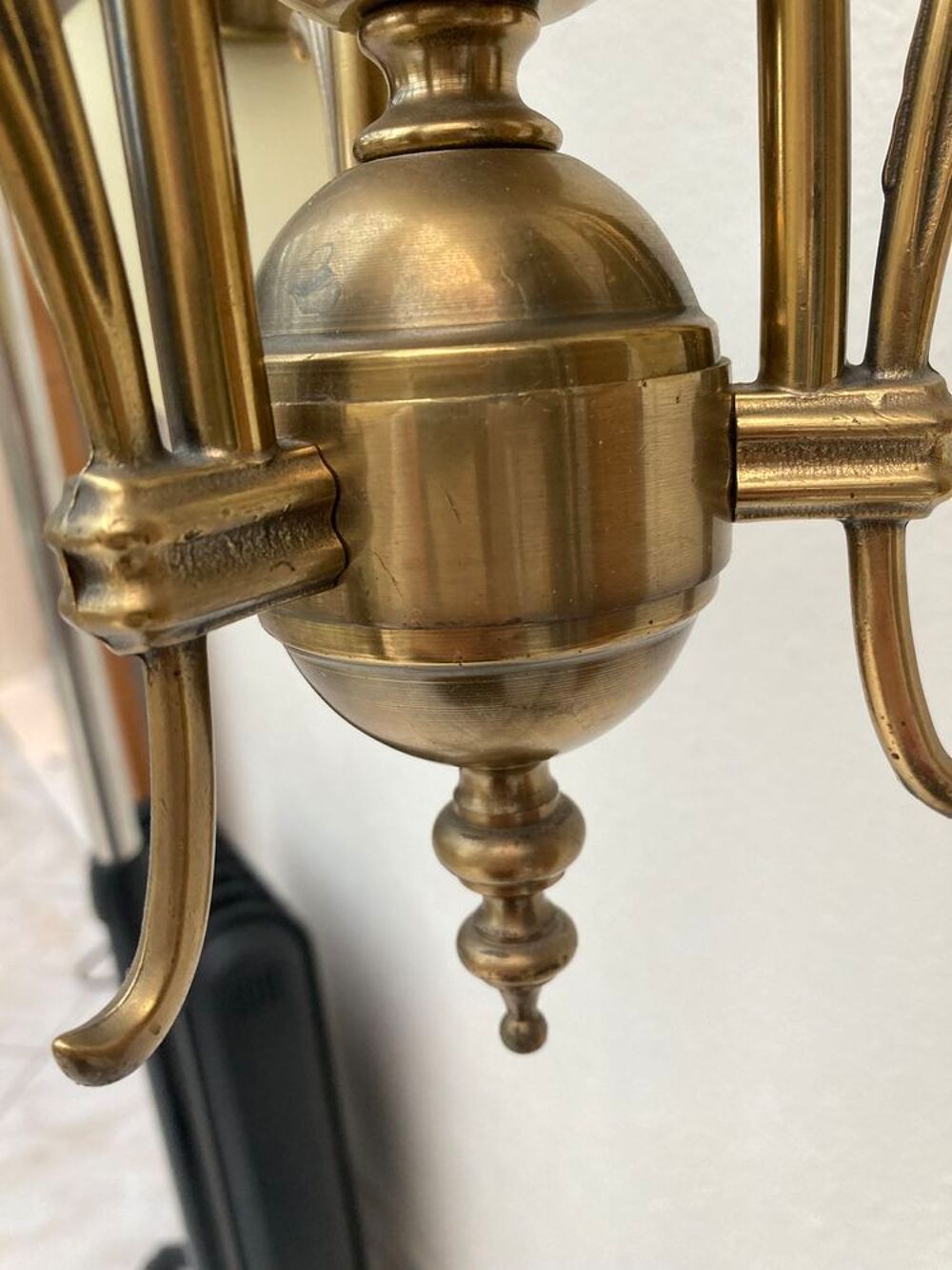 lustre en cuivre 3 branches Meubles