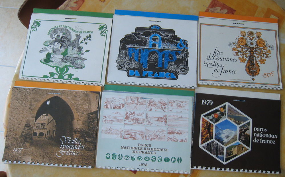 Calendriers anciens Esso 