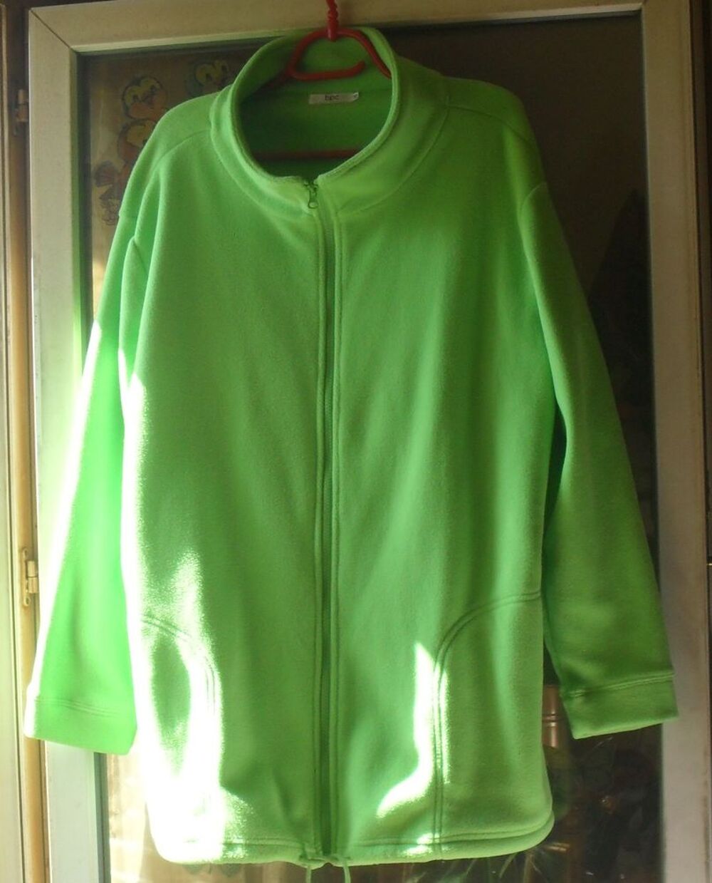 Veste gilet Vert pomme T 48/50. Vtements