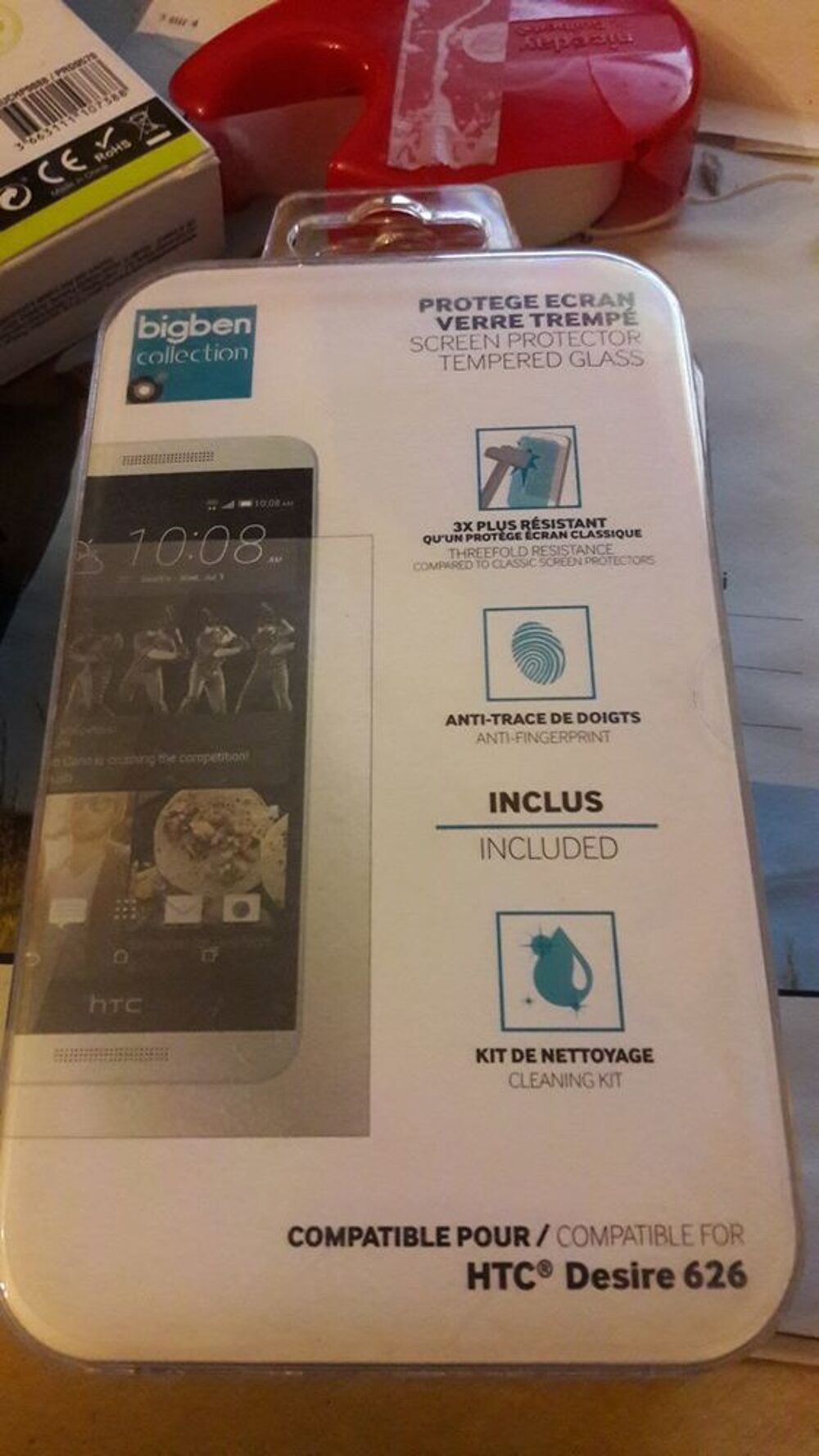 4 prot&egrave;ge &eacute;cran pour HTC Desire 626 Téléphones et tablettes