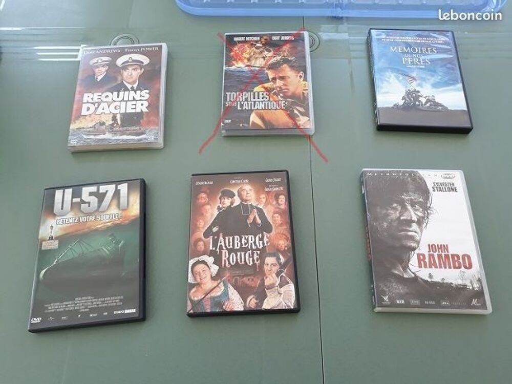 DVDs guerre RAMBO film TV serie auberge rouge memoire de nos DVD et blu-ray