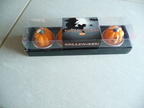 4 bougies forme citrouille - Neuves Celles-sur-Belle (79)