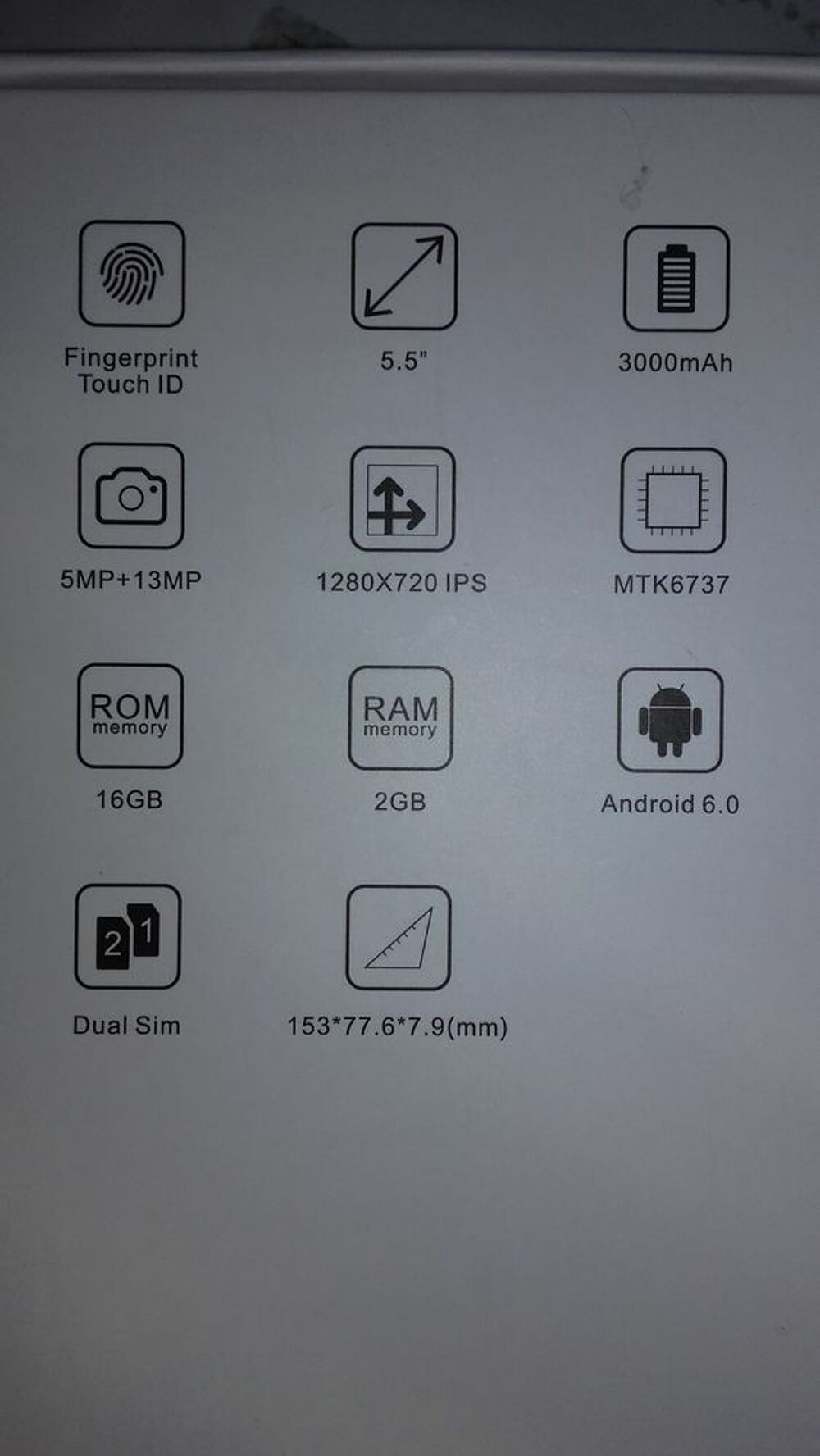 T&eacute;l&eacute;phone neuf HOMTOM HT17 PRO or Téléphones et tablettes