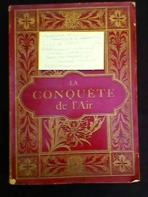 livre ancien la conqute de l'air 20 Chambry (73)
