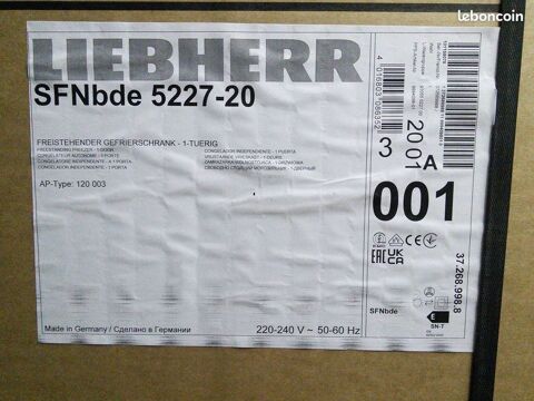 R�frig�rateur cong�lateur SIDE by SIDE LIEBHER 3400 Vincennes (94)