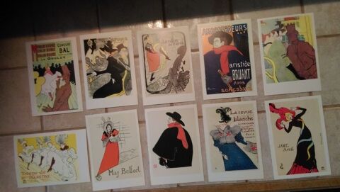 lot carte postale par Toulouse-Lautrec de fernand hazan - le 8 Marseille 9 (13)