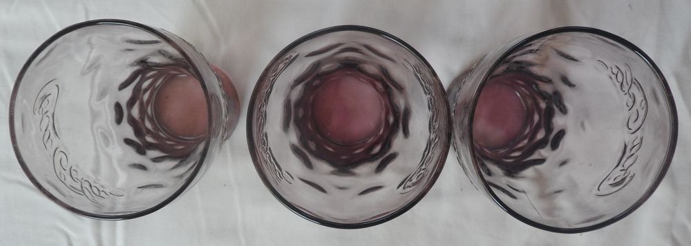 3 verres neufs Coca Cola teint&eacute;s lie de vin nouvelle s&eacute;rie
Cuisine