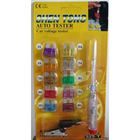 10 Fusibles + tester (avec tournevis et pince) pour tester l 3 Saint-Zacharie (83)