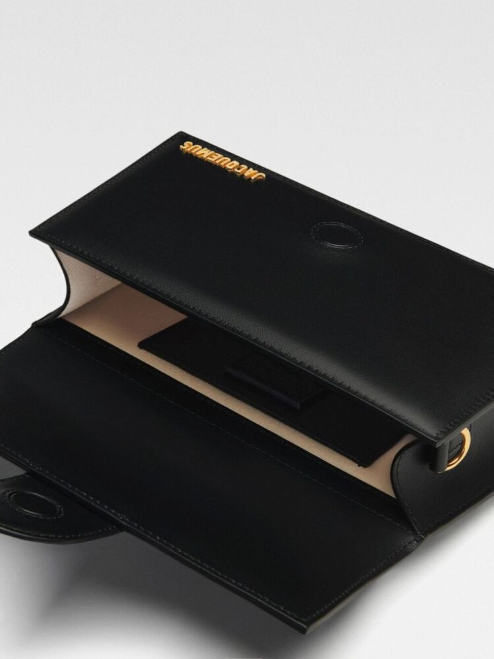 Jacquemus - Sac &agrave; main Le Grand Bambino en cuir noir Maroquinerie
