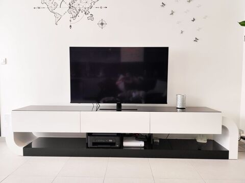 Meuble TV haut de gamme 270 cm ? Bois massif ? Design modern 900 Fontenay-sous-Bois (94)