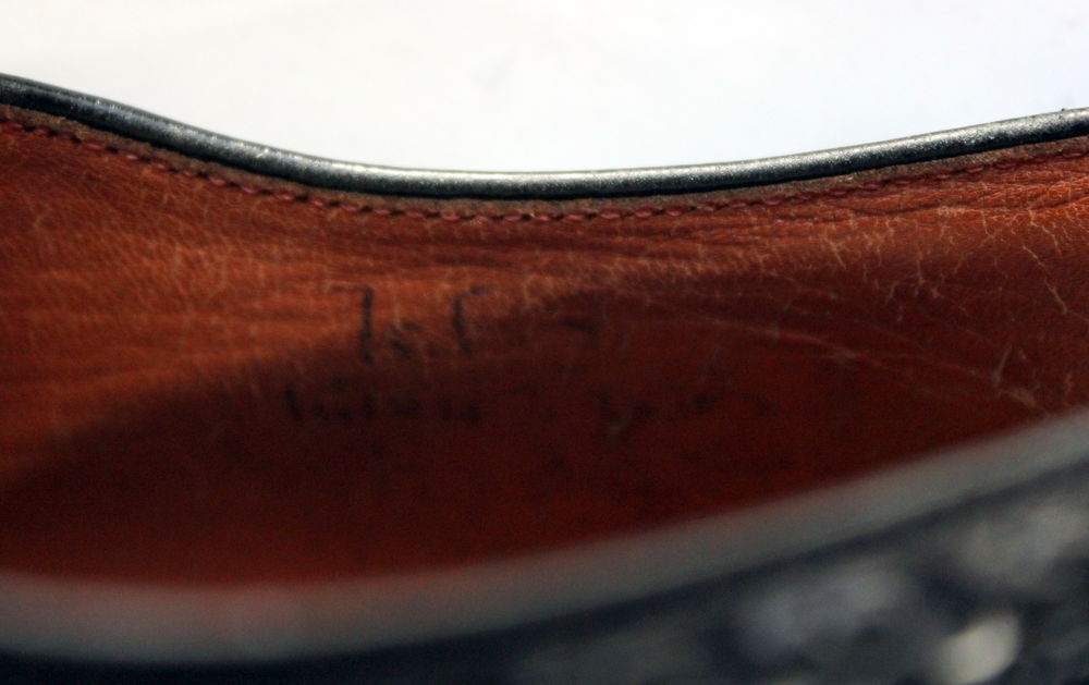CHURCH'S CHAUSSURES &agrave; € LACETS NOIR BURWOOD T.41,5 Fr Chaussures
