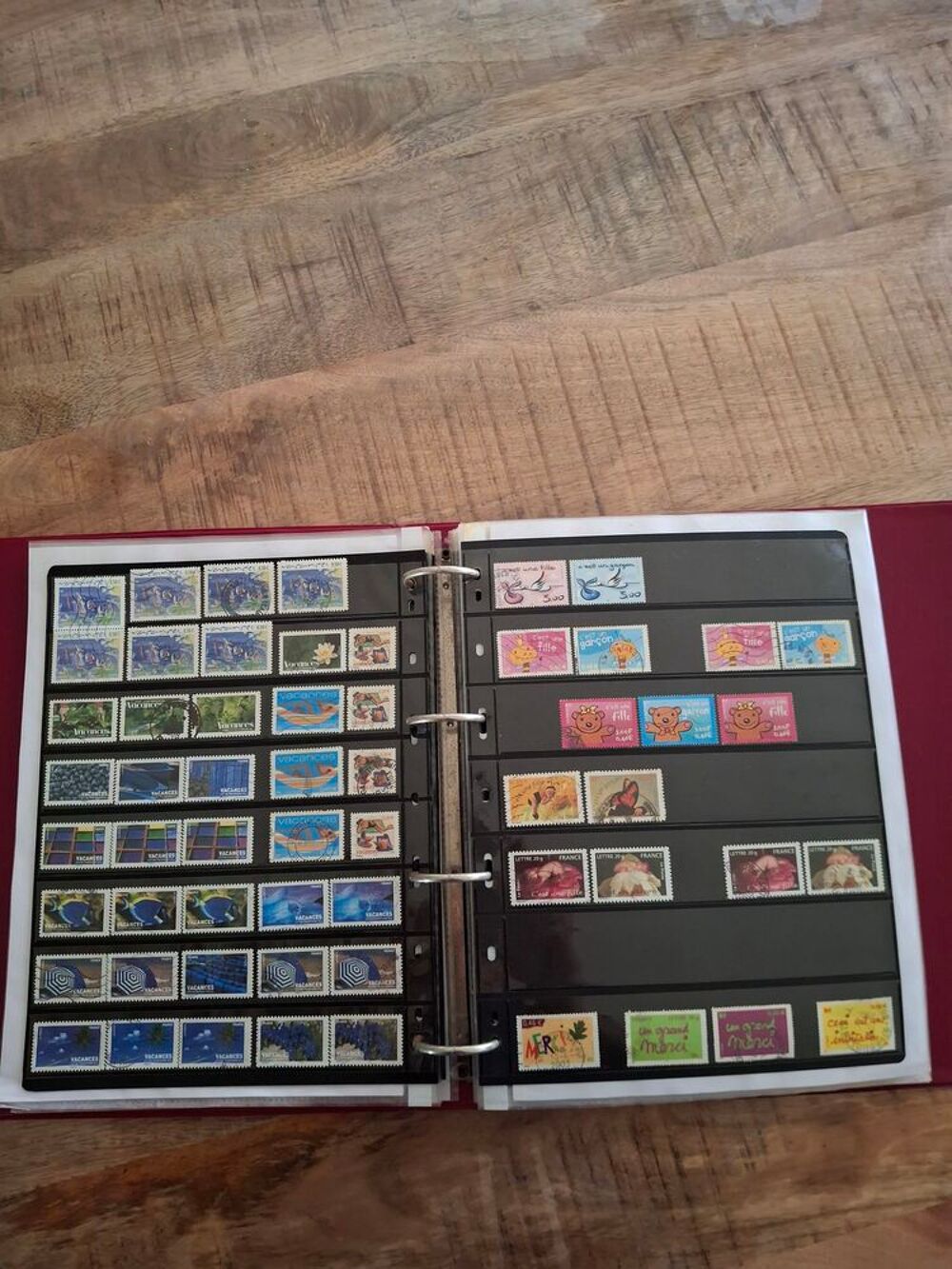Collection de timbres fran&ccedil;ais 