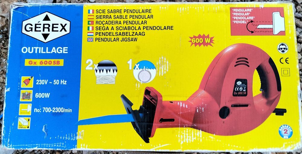 scie sabre gerex pendulaire 600w Bricolage