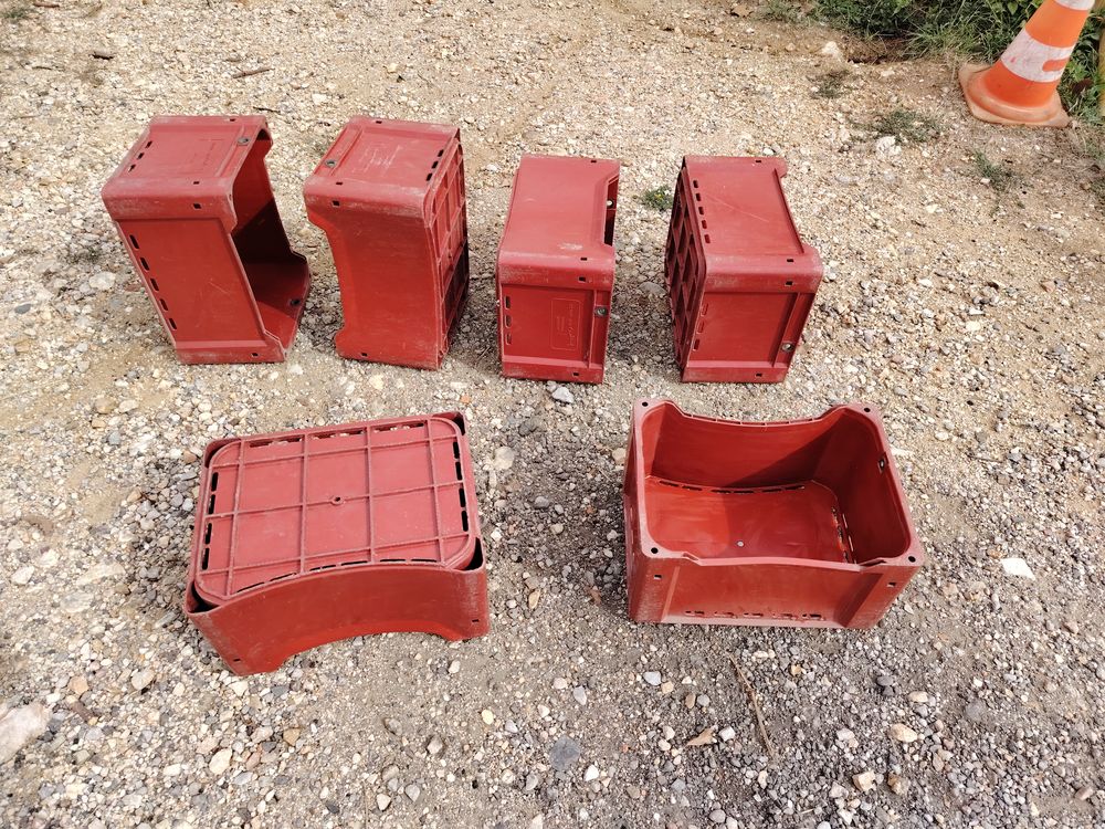 Caisses plastiques transport 30x40xh21 alibert Bricolage