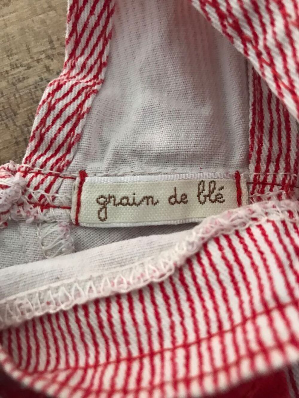 Salopette enfant gar&ccedil;on " Grain de bl&eacute; " Vêtements enfants