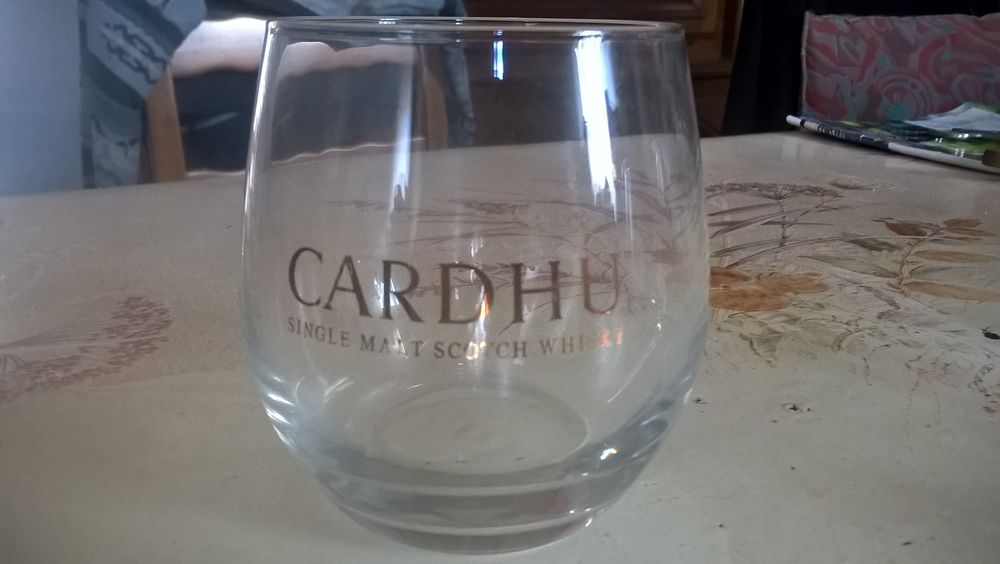 Verres &quot;CARDHU/SINGLE MALT SCOTCH WHISKY&quot; 