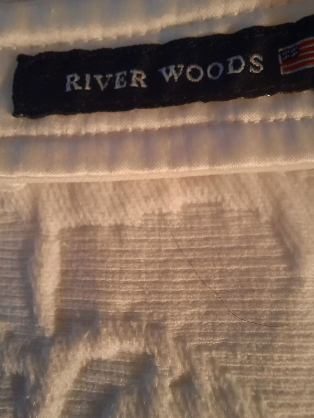 TOP RIVER WOODS BLANC POLYESTER DOUBLE-R&eacute;f.TOP-010 V�tements