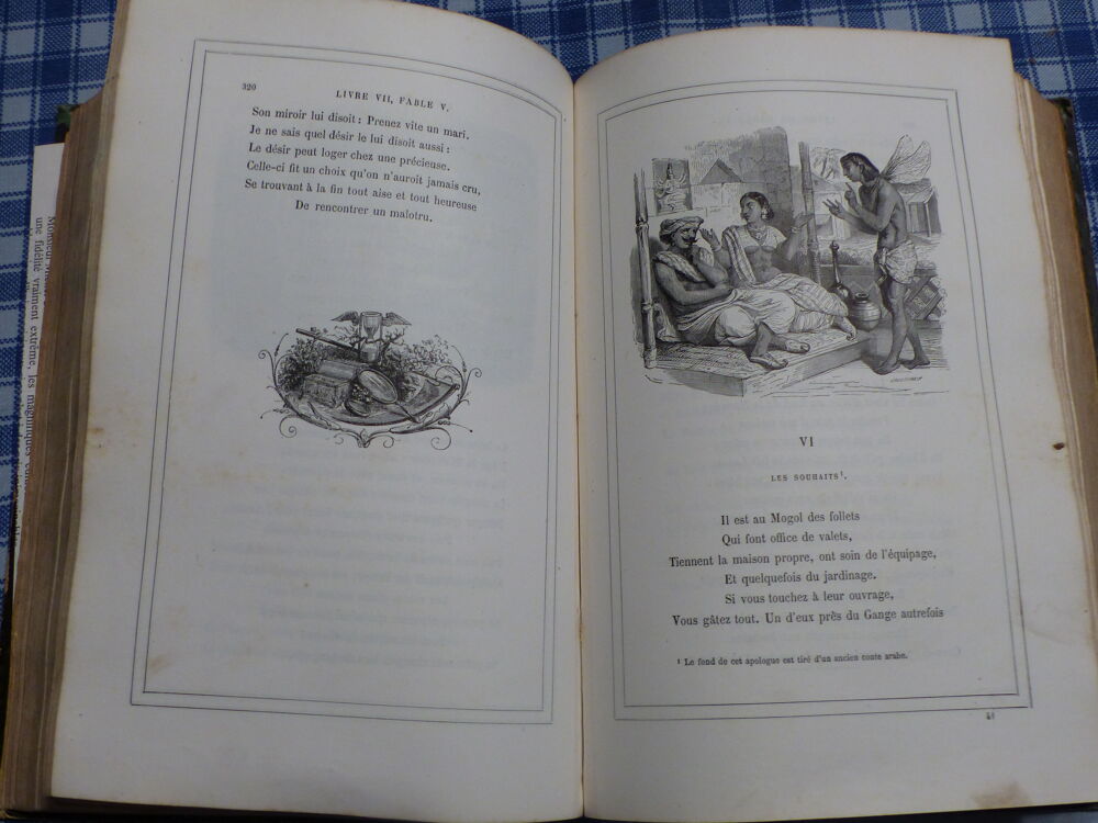LIIVRE DE COLLECTION : FABLES de LA FONTAINE 