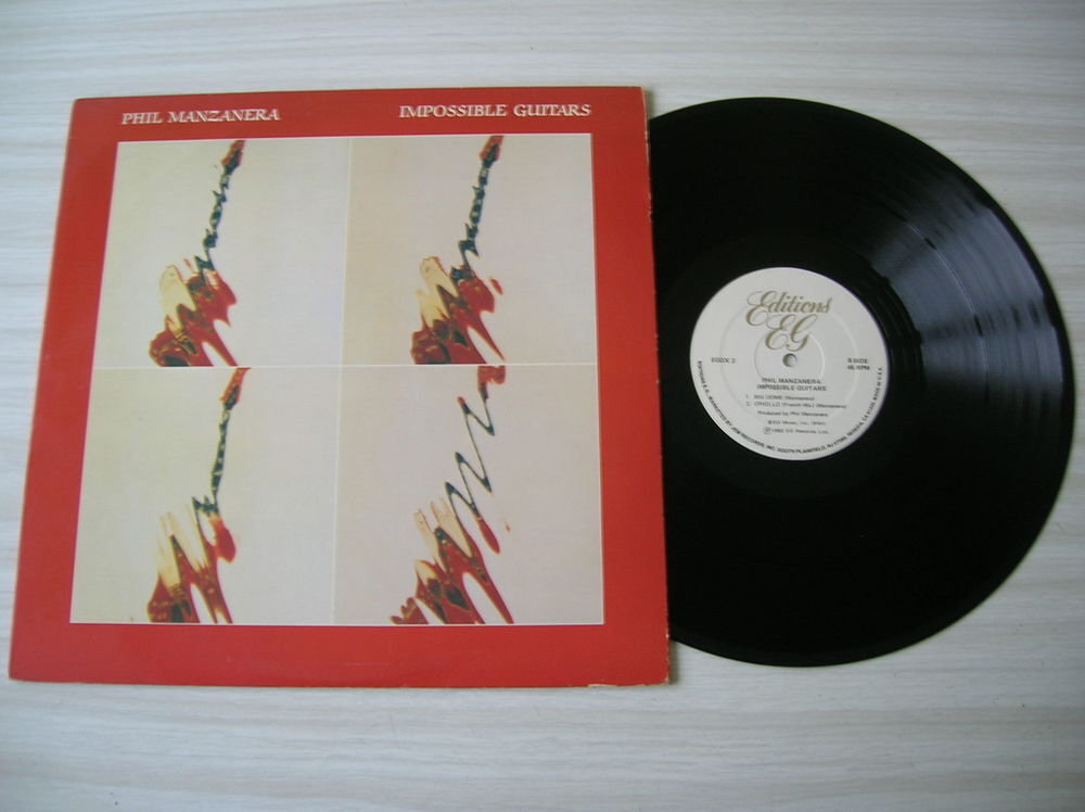 33 Tours PHIL MANZANERA Impossible Guitars CD et vinyles