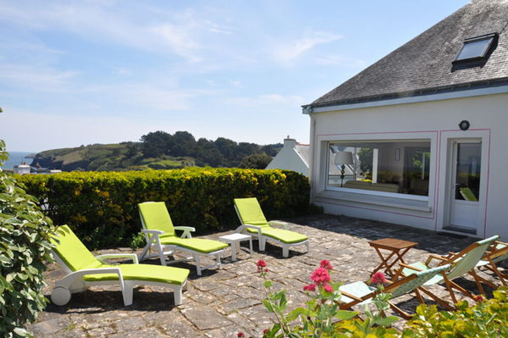   maison VUE S/ MER port de Sauzon BELLE ILE EN MER Bretagne, Sauzon (56360)