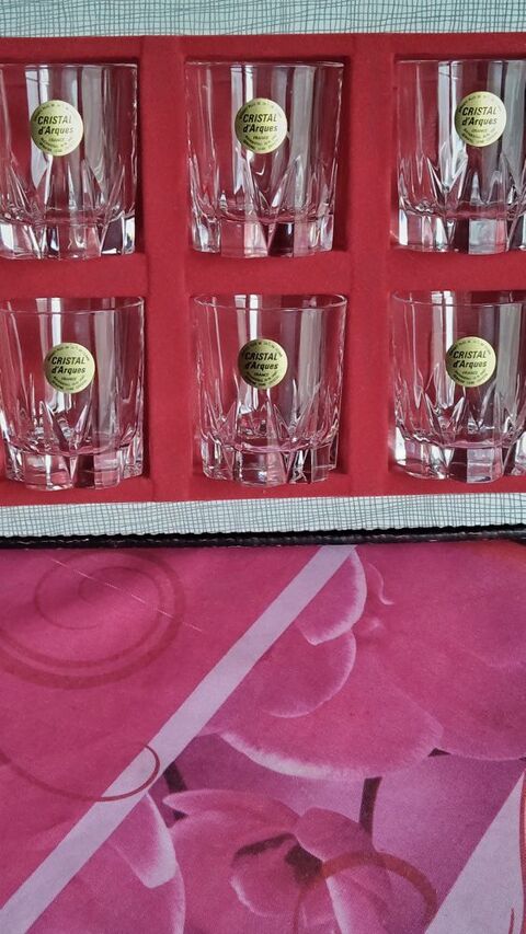 Verres à porto  CHEVERNY  en cristal d'arques Bramans (73)