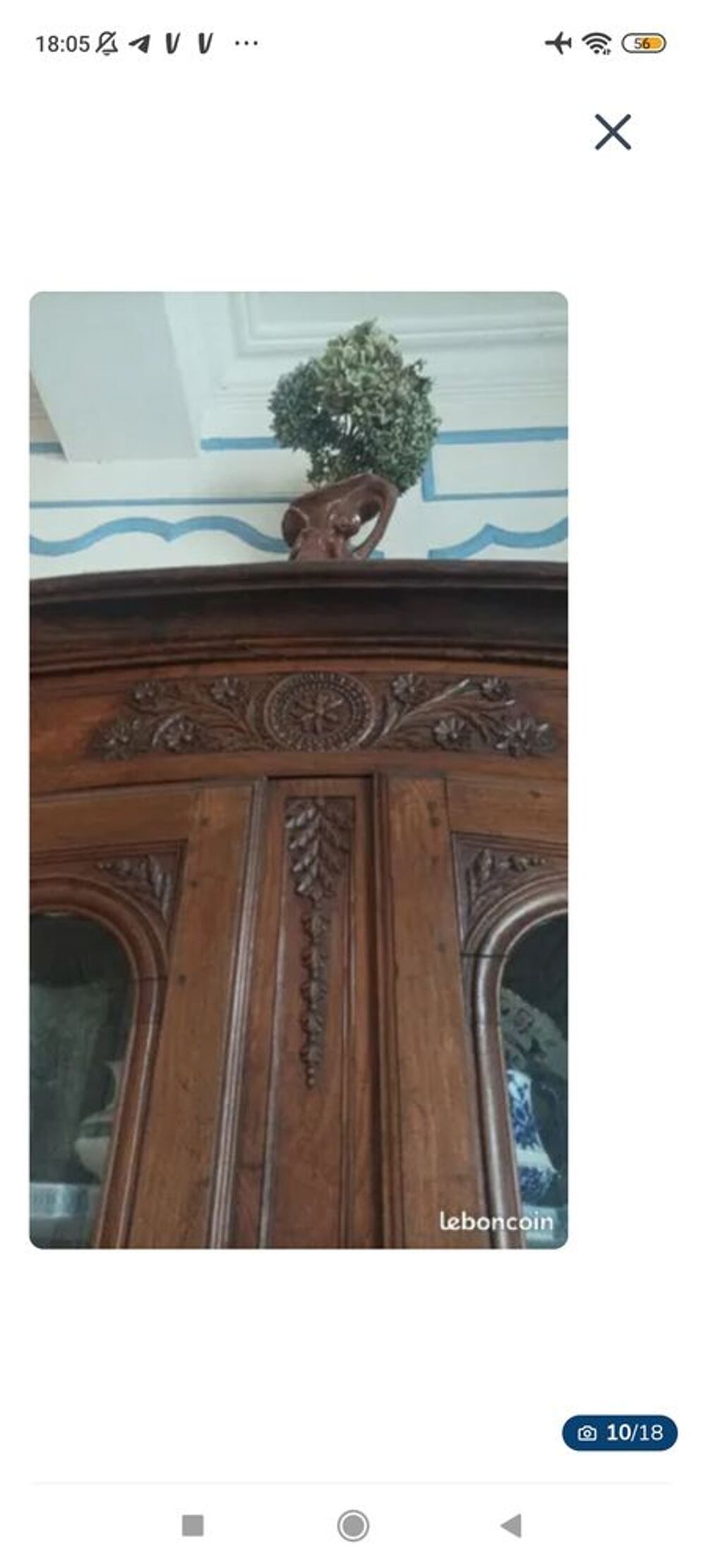Magnifique meuble tr&egrave;s ancien ( vitrine, bahut, armoire ) Meubles