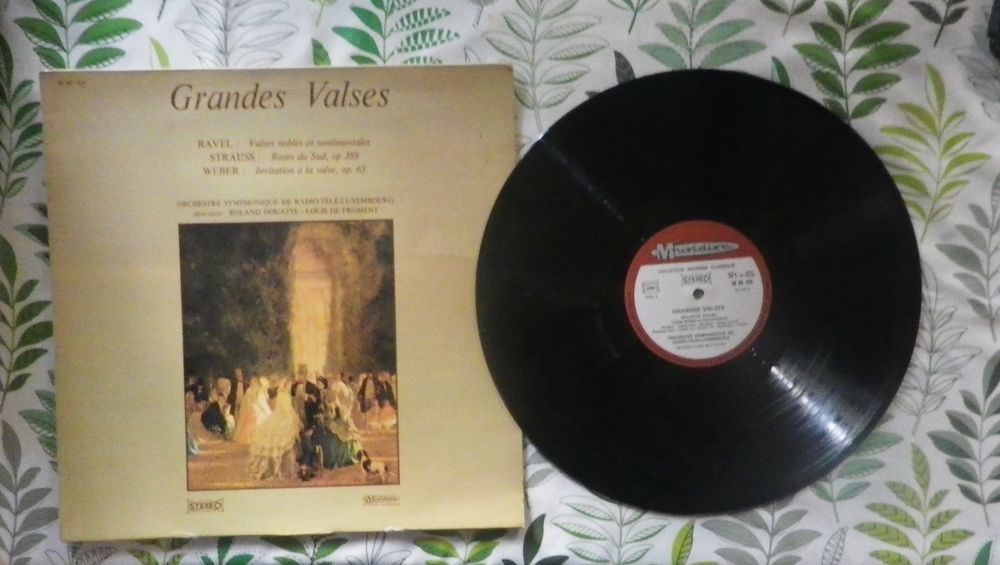 GRANDES VALSES Ravel Strauss Weber Vynil 33T Audio et hifi