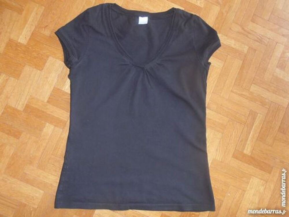 Tee-shirt Camaieu noir (V6) Vtements