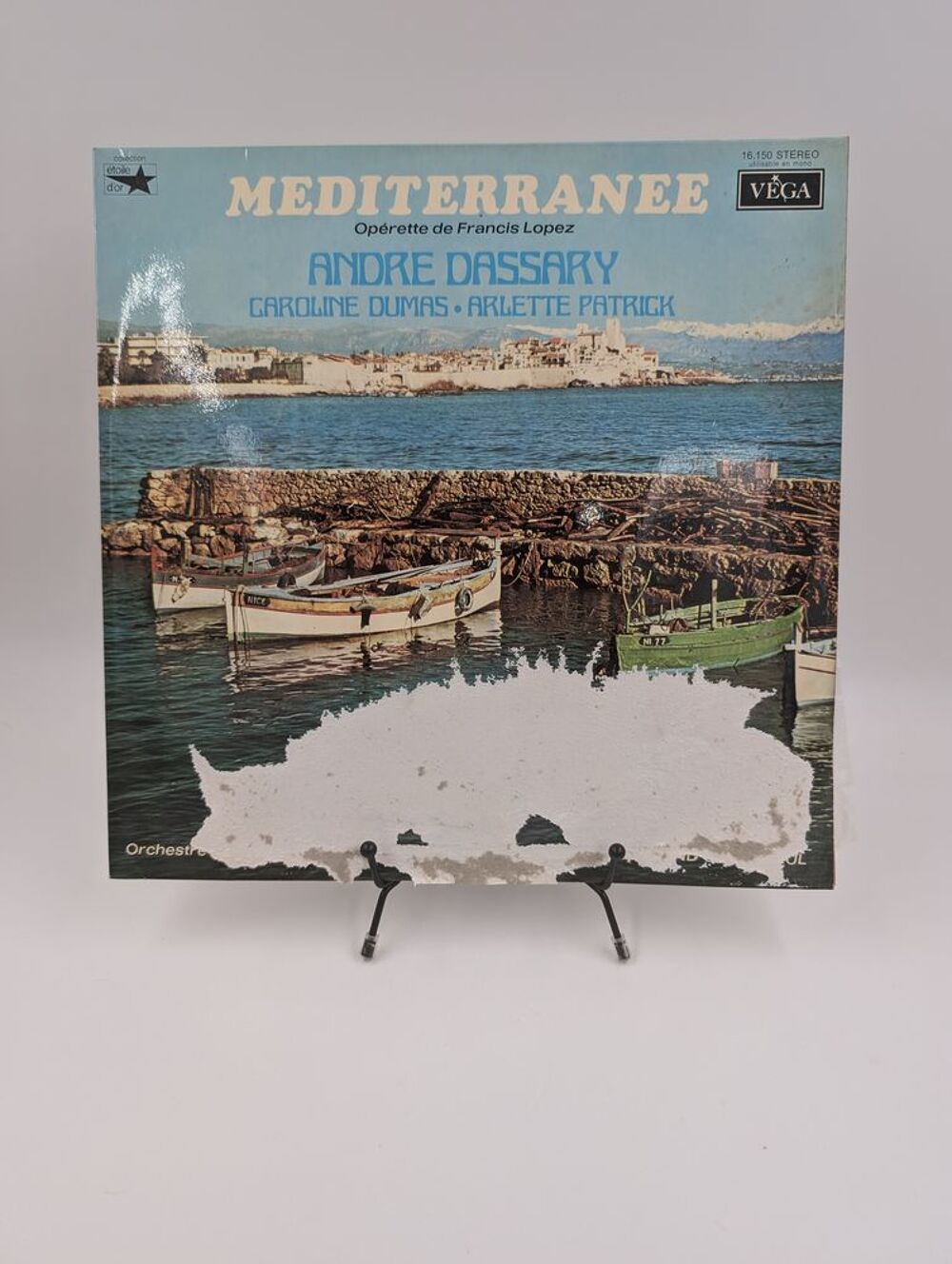 Vinyle 33 tours Mediterran&eacute;e Op&eacute;rette de Francis Lopez Andr&eacute; CD et vinyles