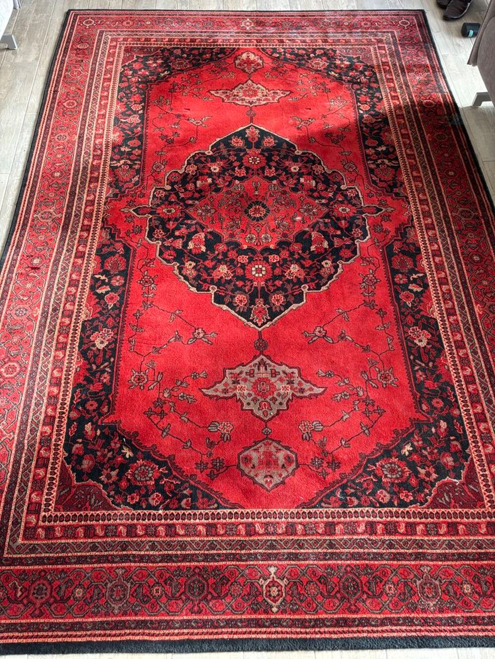 Magnifique tapis, persan,nettoyer par professionnel Décoration