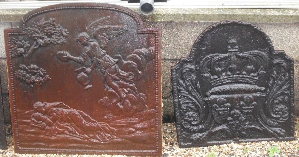 PLAQUES DE CHEMINEE en fonte Décoration