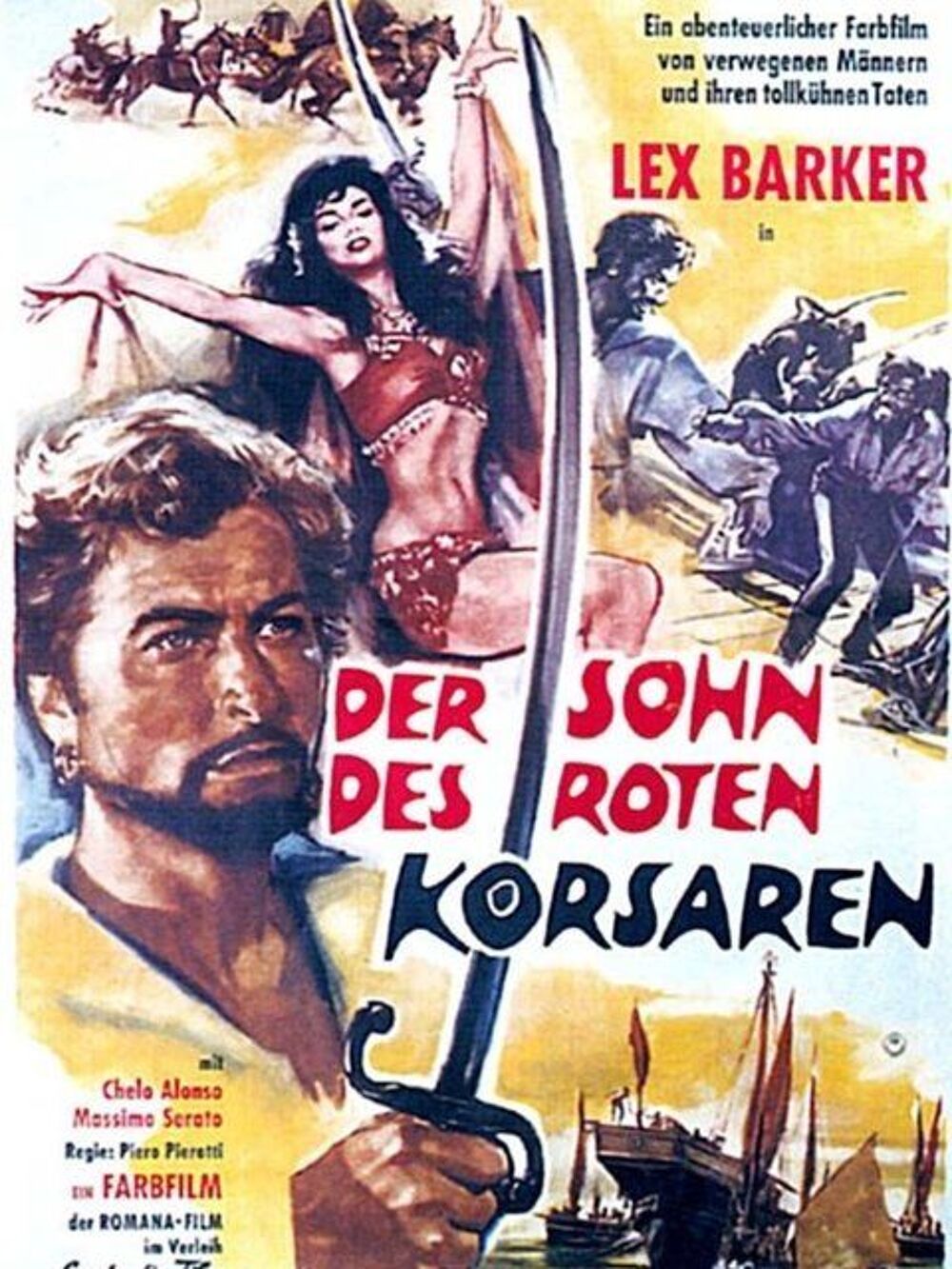 LA VENGEANCE DU SARRAZIN avec,Lex Barker DVD et blu-ray