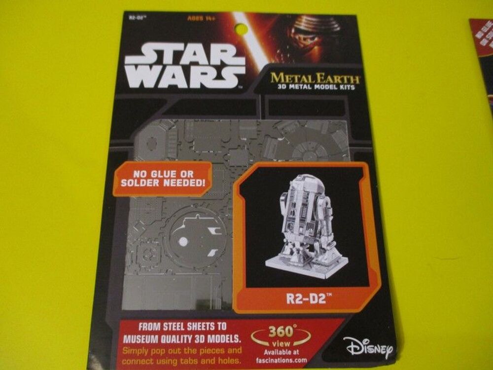 R2D2 droid star wars 3d maquette figurine metal &agrave; monter
Jeux / jouets
