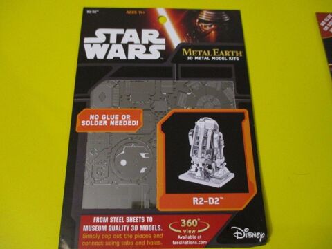 R2D2 droid star wars 3d maquette figurine metal  � monter
14 Lognes (77)