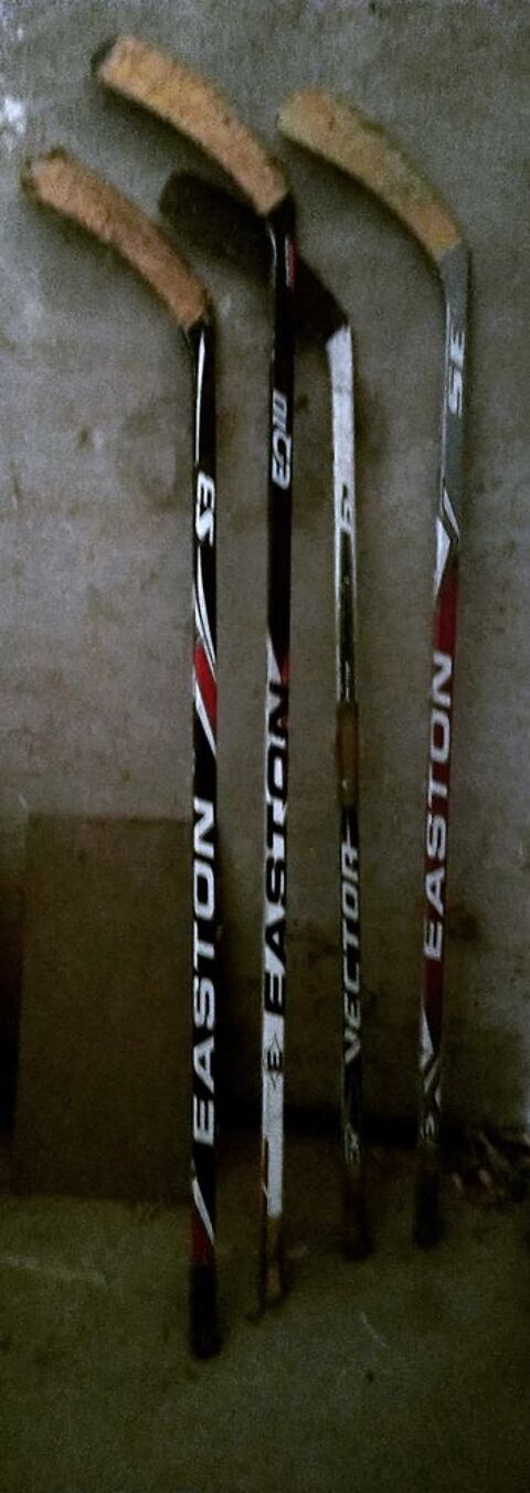 Lot de 4 Crosses de hokey Easton pour gaucher Muret (31)