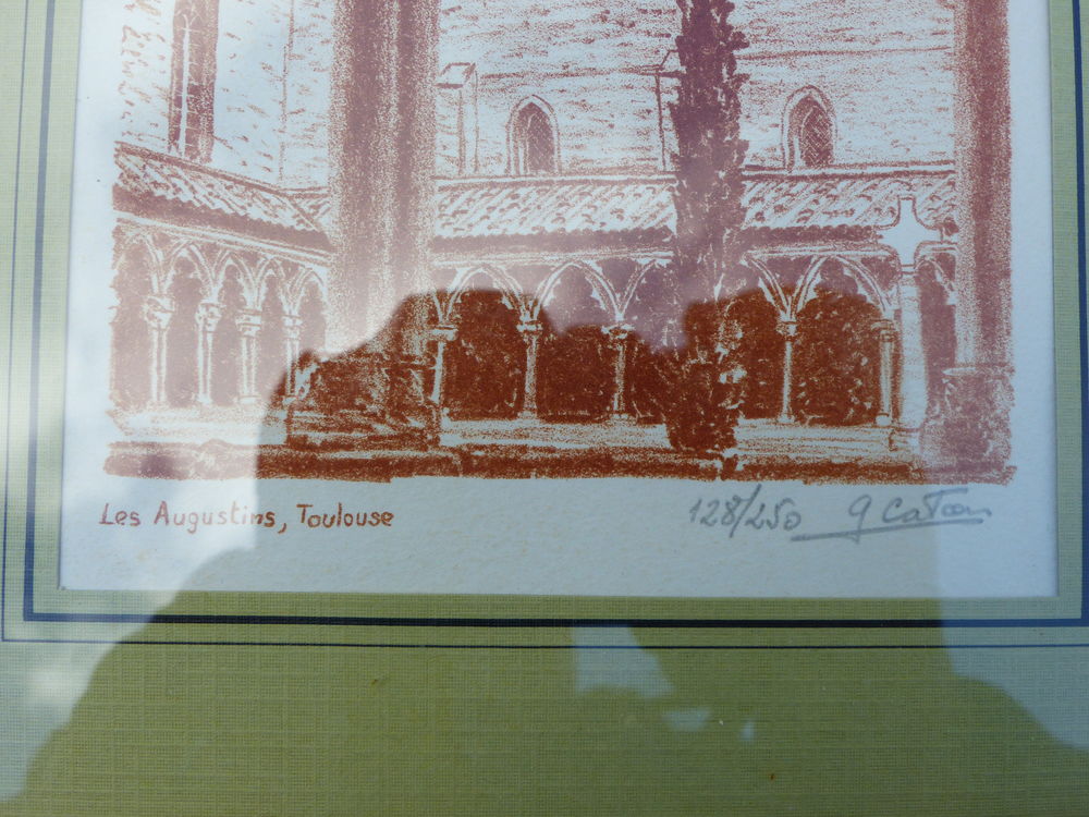 tr&egrave;s belle lithographie de Gabriel Caton Décoration