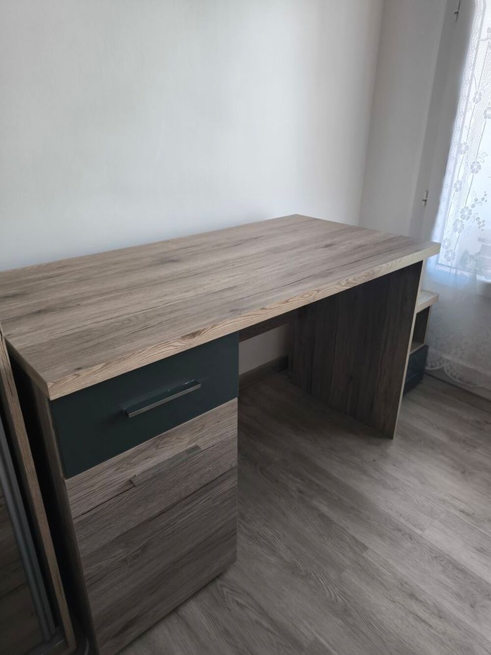 Bureau + Meuble de Rangement Placage m&eacute;lamin&eacute; imitation bois Meubles