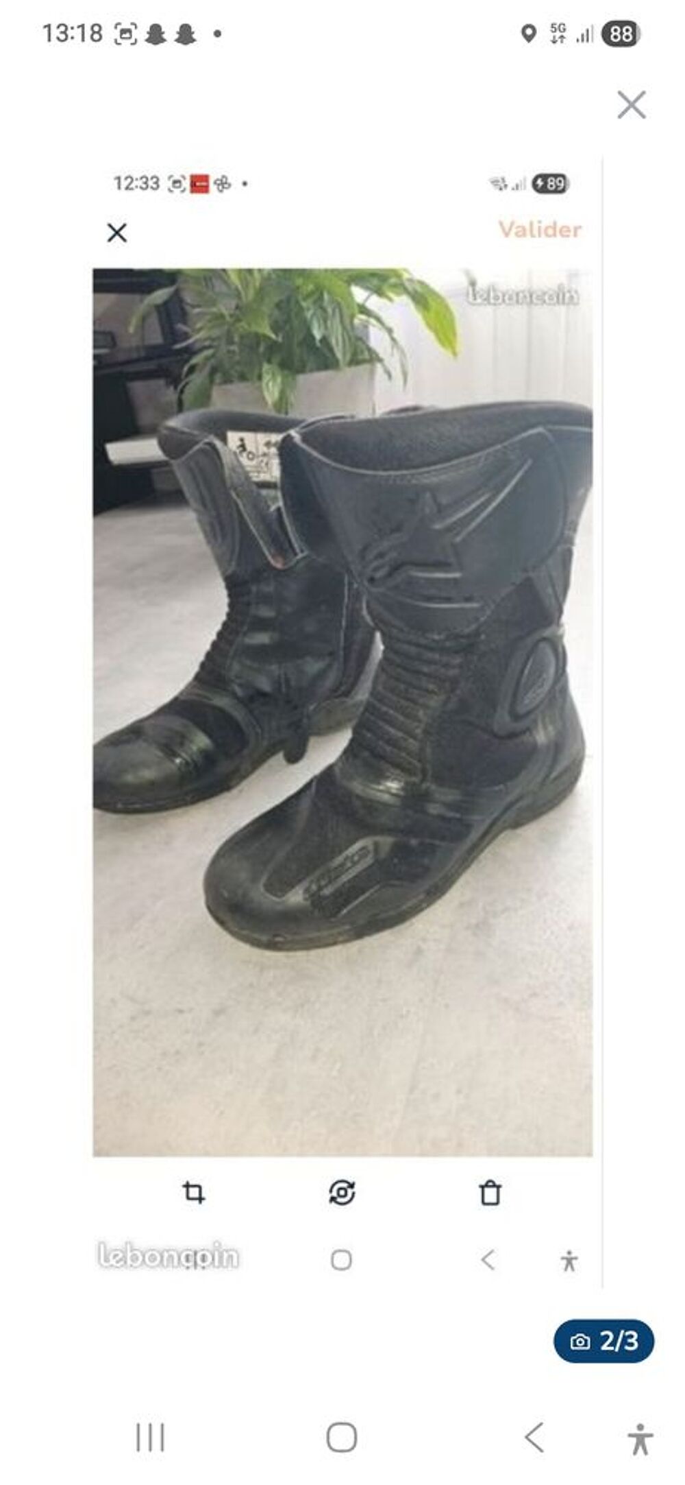 bottes moto Chaussures