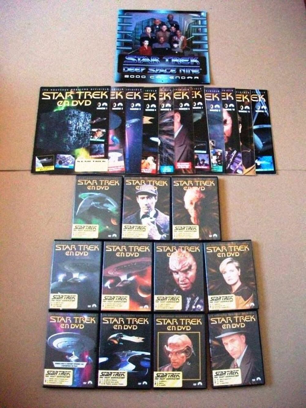 D.V.D. StarTrek Next G&eacute;n&eacute;ration DVD et blu-ray