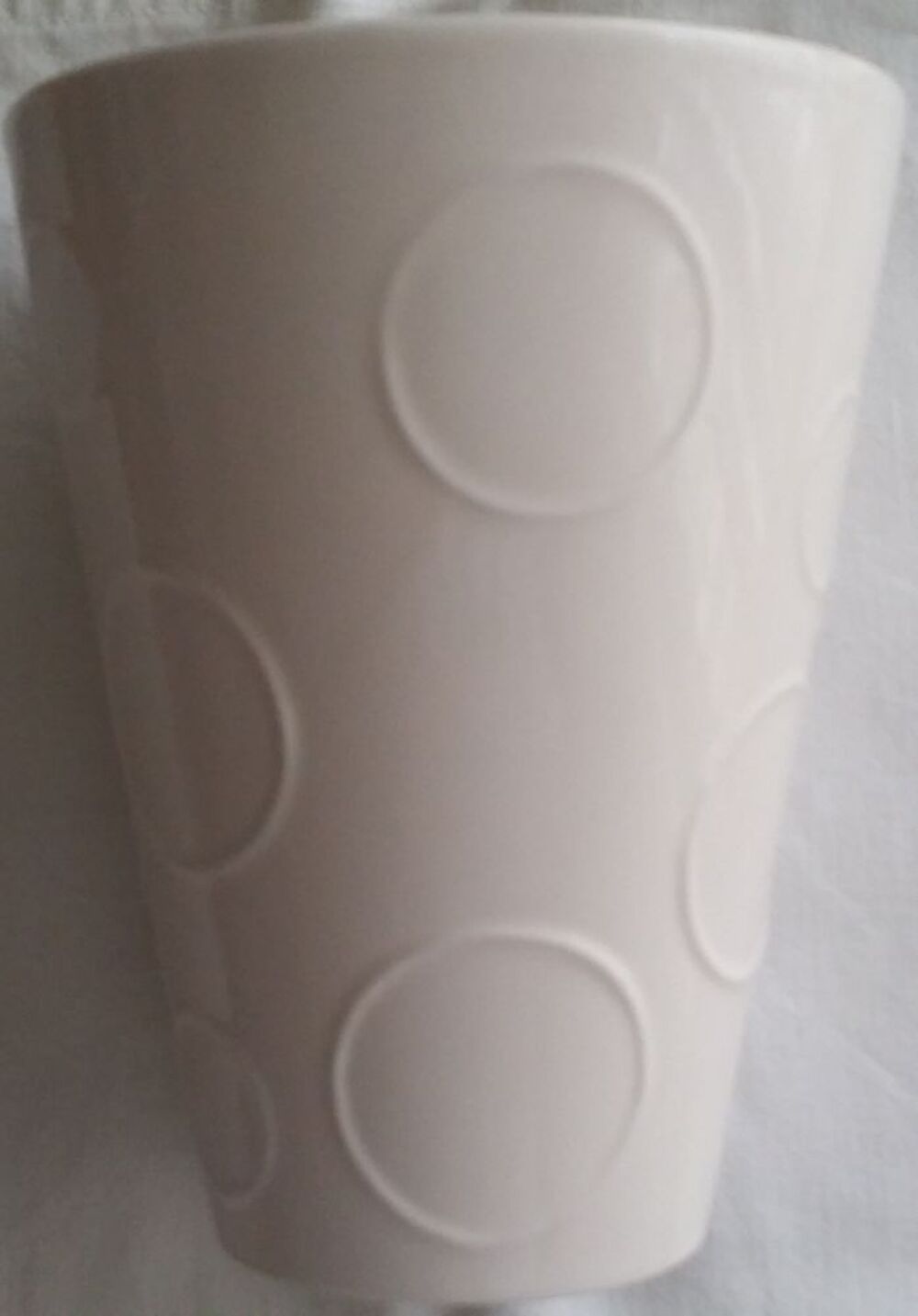 Paire de Vases Style Contemporain Conique Couleur Blanc Décoration