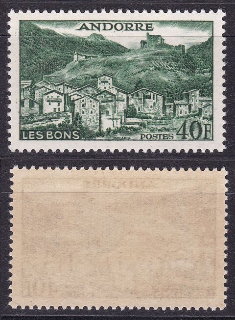 Timbres FRANCE-ANDORRE 1955-58 YT 151  13 Lyon 5 (69)