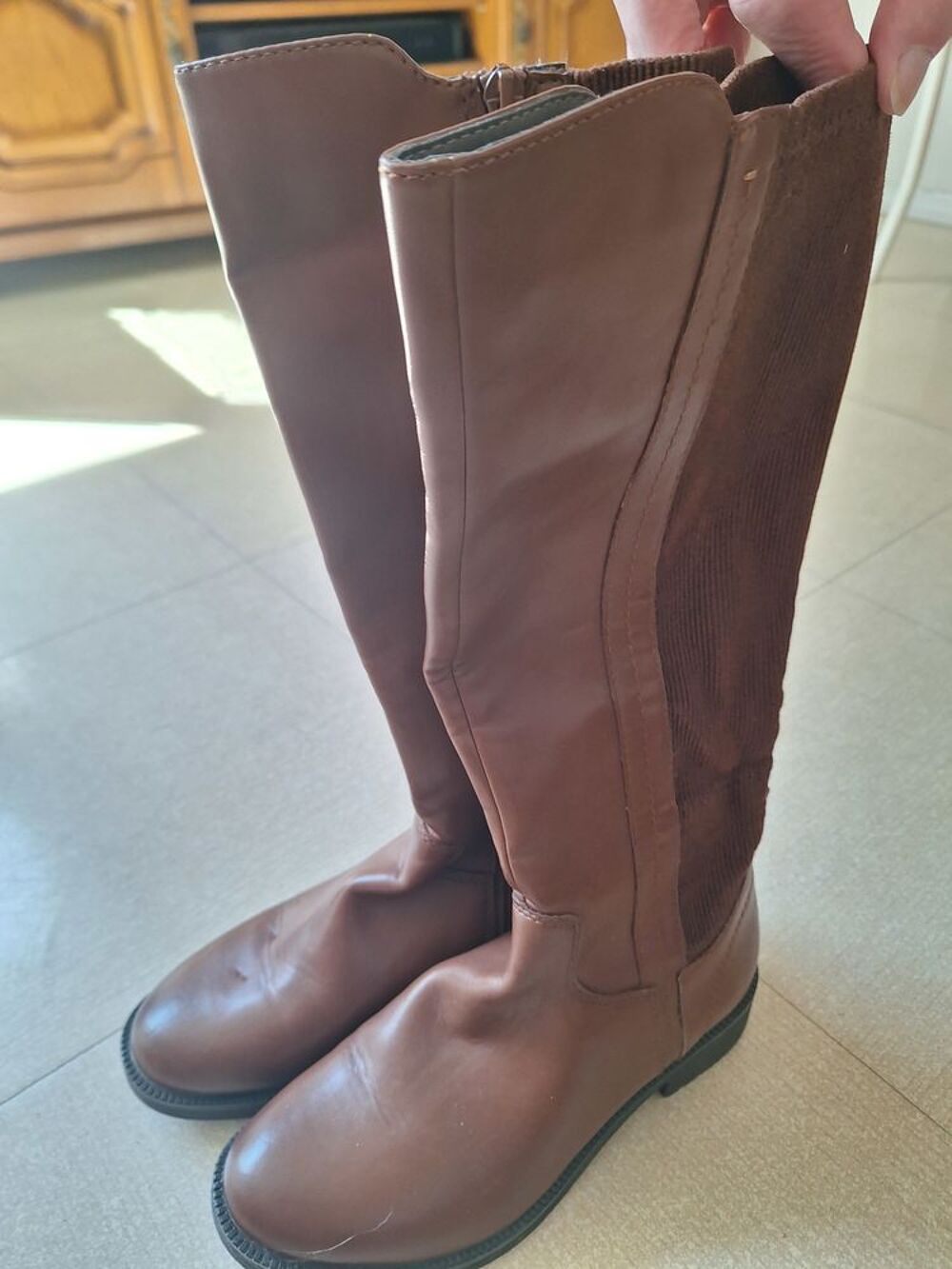 BOTTES FEMME MARRON Chaussures