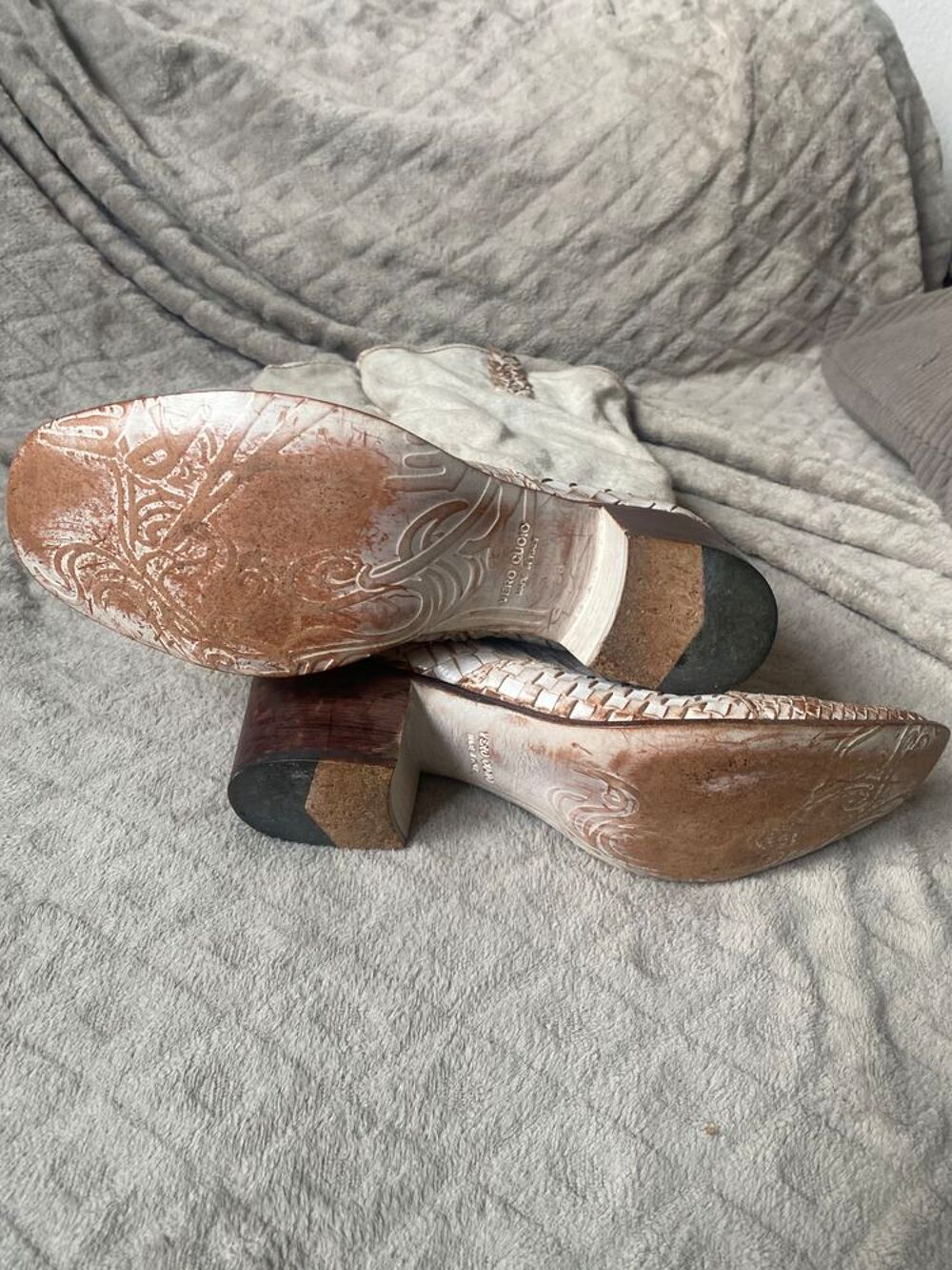Bottes, femme, style santiags Chaussures