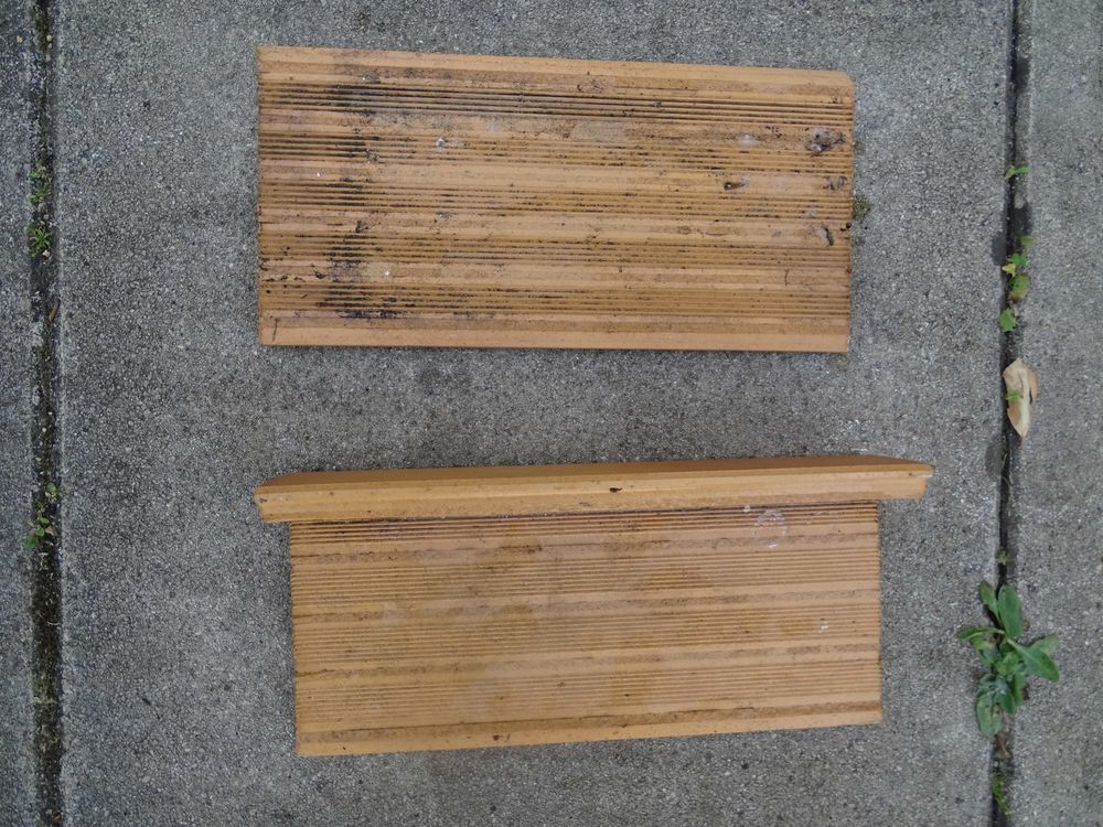 Carrelages ann&eacute;es 1970/80 pour terrasse ext&eacute;rieure
abricot Bricolage