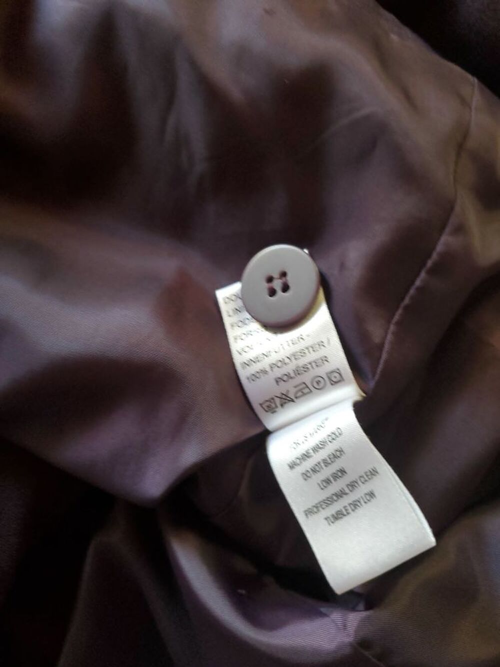 VESTE FEMME TAILLE 48 PRUNE Vêtements