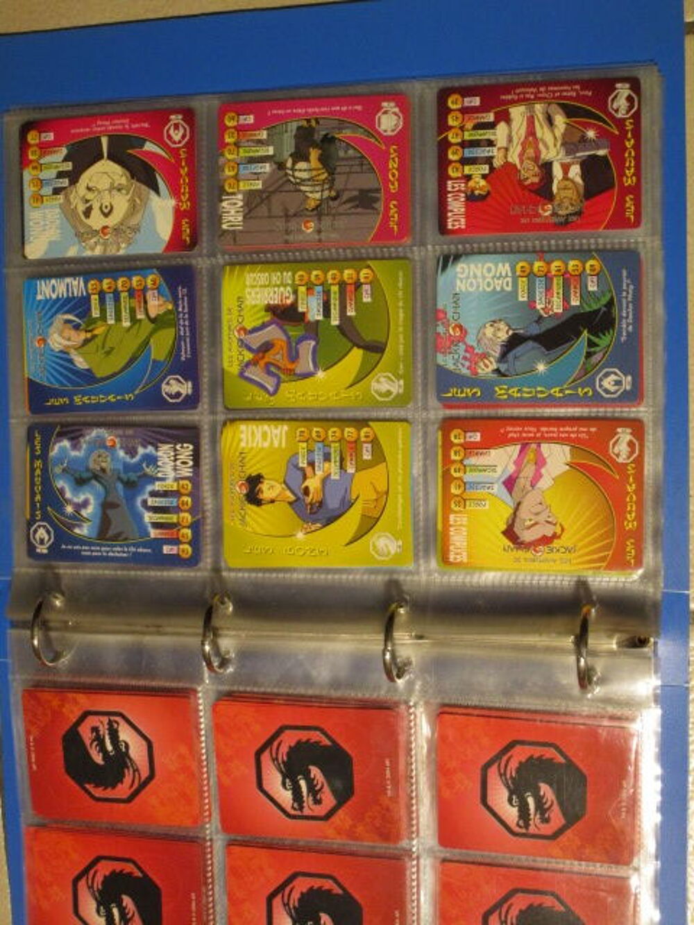 LOT VIEILLE CARTE DE JEU"JACKIE CHAN"
