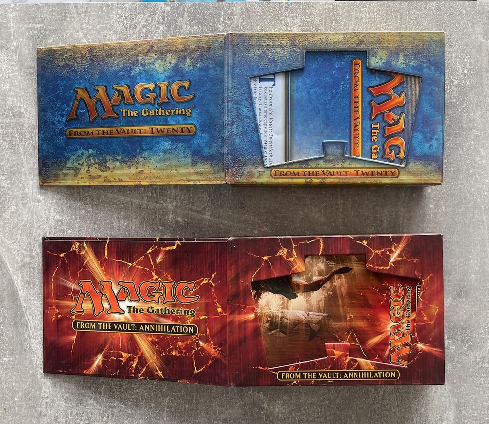 Lot de 4 boites vides magic the gathering anglaises Jeux / jouets