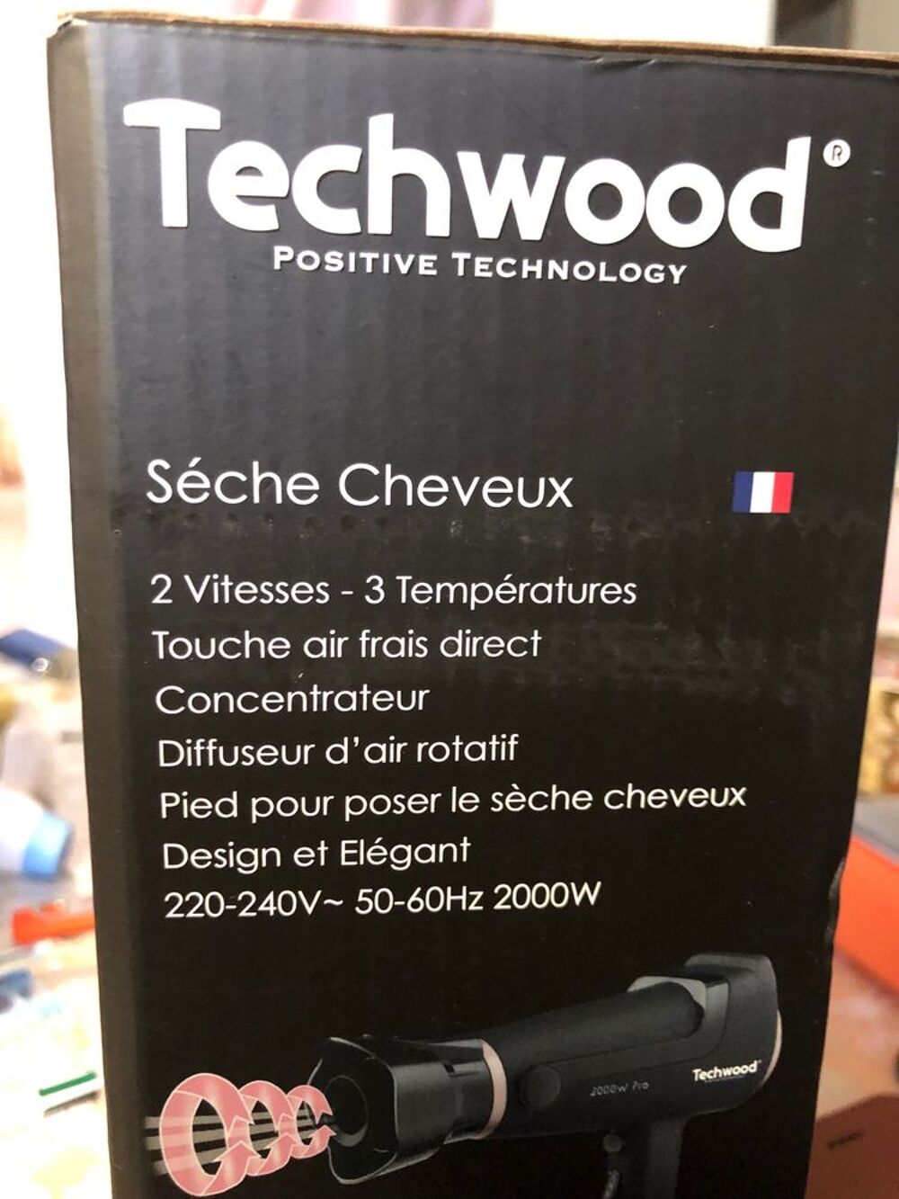 S&egrave;che cheveux Techwood 2000 W Electromnager