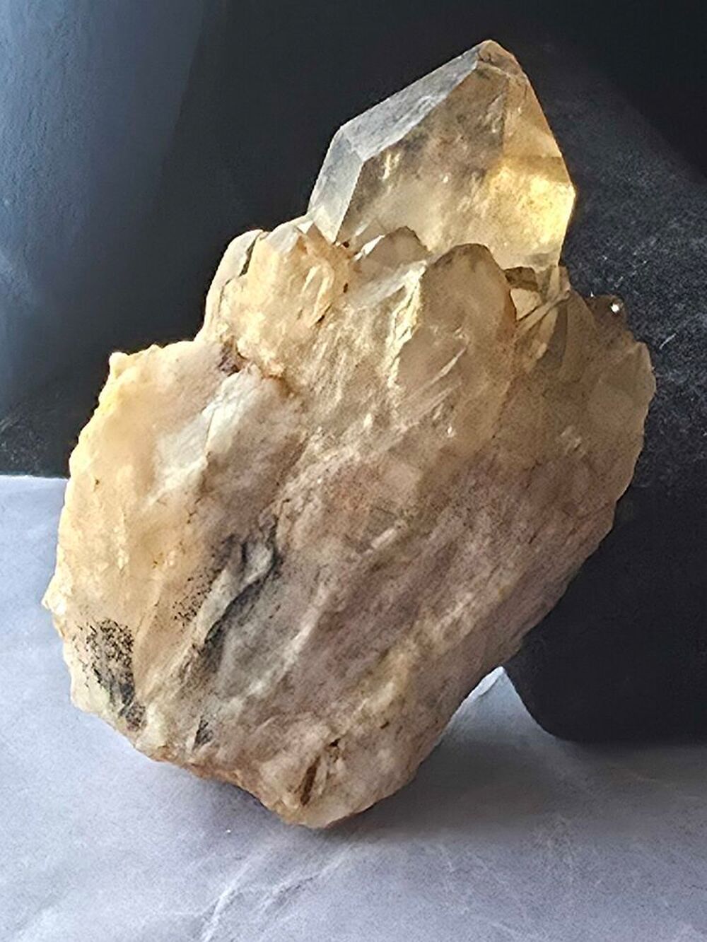 Citrine Naturelle Brute Kolwezi Congo 135g-Sp&eacute;cimen de Collection 
