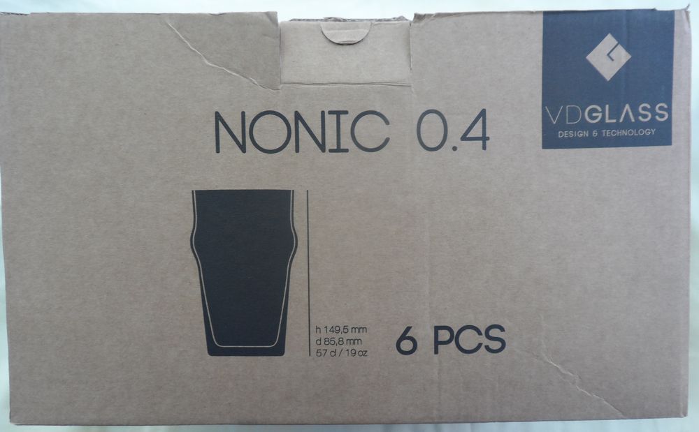 Carton de 6 Verres &agrave; bi&egrave;re MAES PILS neufs 0.5 litre collect Cuisine